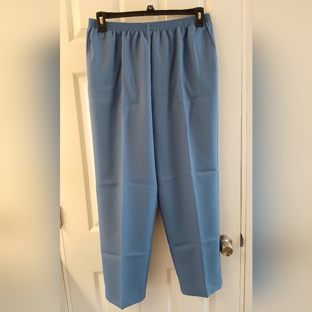 Alfred Dunner Classic Pull‑On Pants — Petite 16 (NWT)